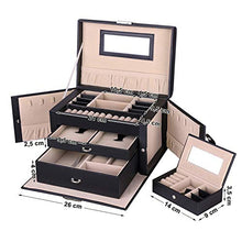 Load image into Gallery viewer, Jewelry Box for Women, Jewelry Organizer with 2 Drawers